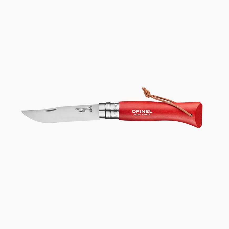Opinel - N°08 Baroudeur Rouge - Opinel - Couteau de poche - - La Guilde Culinaire