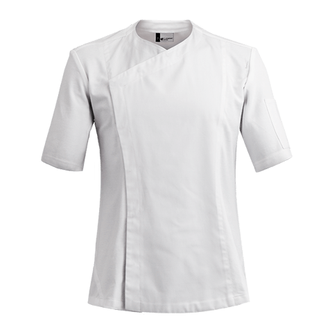 Veste de cuisine Zest * Blanc Courtes T00 - UE XS-40/42 - US 31/33 - Clement Design - Veste cuisine homme - ZESTE BLANC MC T00 - La Guilde Culinaire