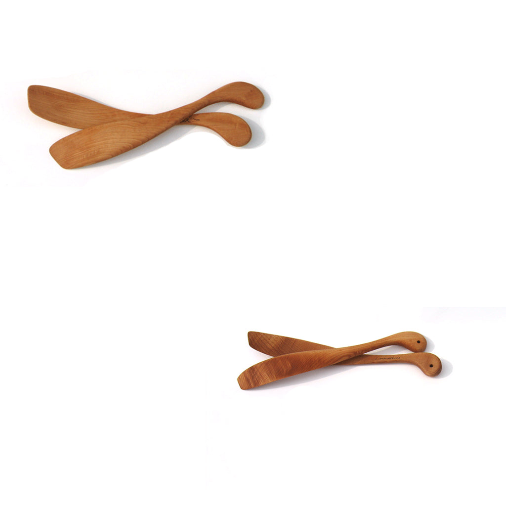 Pagaies à salade large 36cm/14" - Littledeer - Couvert à salade - - La Guilde Culinaire