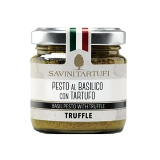 Pesto au Basilic à la Truffe 90ml - Savini Tartufi - Sauce - - La Guilde Culinaire