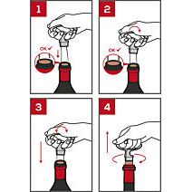 Tire-bouchon à lames couleur basalte - Mathus Peugeot - Peugeot - Tire-bouchon - - La Guilde Culinaire