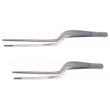 Pince courbée à sushi avec embout cannelé, 5.5"L-14cm ! - La Guilde Culinaire - Pince à sushi - - La Guilde Culinaire