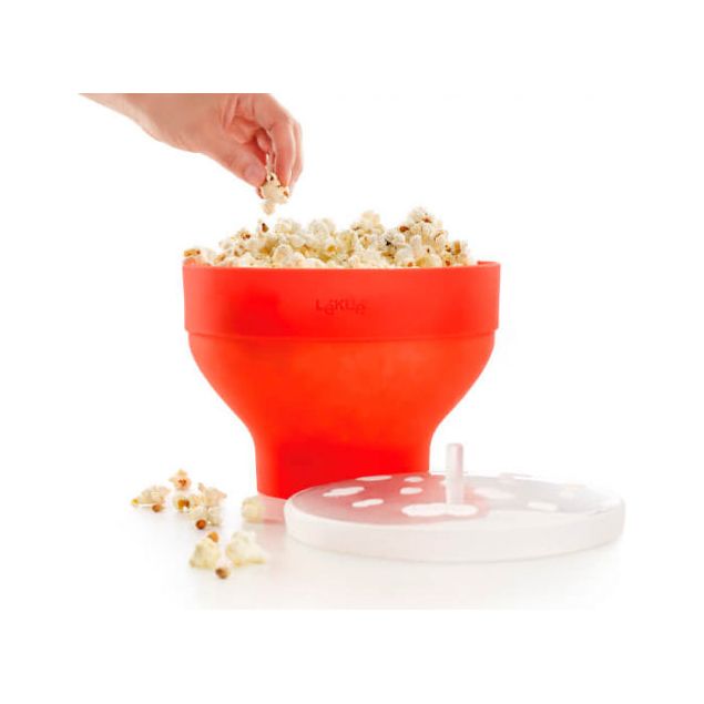 Poppeuse à pop-corn pour micro-ondes - Lékué - Machine à popcorn - - La Guilde Culinaire
