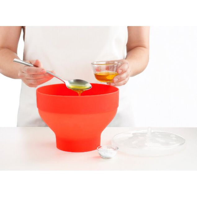 Poppeuse à pop-corn pour micro-ondes - Lékué - Machine à popcorn - - La Guilde Culinaire