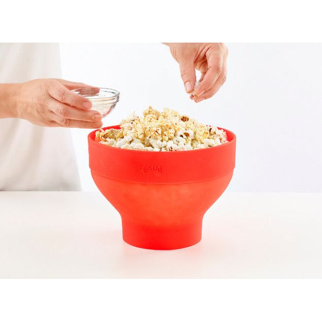 Poppeuse à pop-corn pour micro-ondes - Lékué - Machine à popcorn - - La Guilde Culinaire