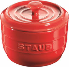 Pot à Sel 10cm  rouge Staub    - Staub - Pot à sel - 