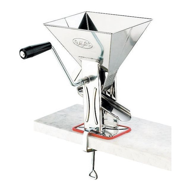 Browin 320301 Presse-Tomates Manuel Broyeur En Acier Inoxydable Rouge - Tamis Pour Purée