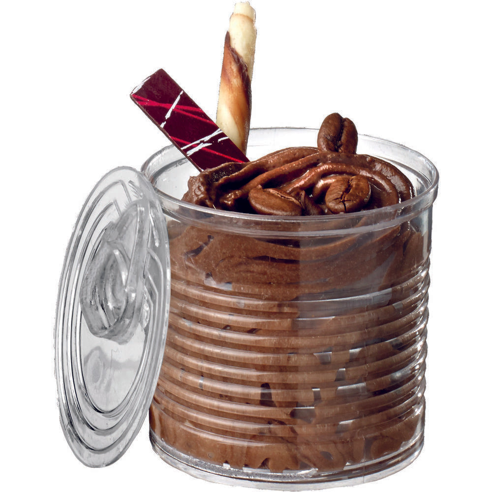 Boite de conserve Transparente 220 ml - paquet 20 - Solia - Service de table jetable - - La Guilde Culinaire