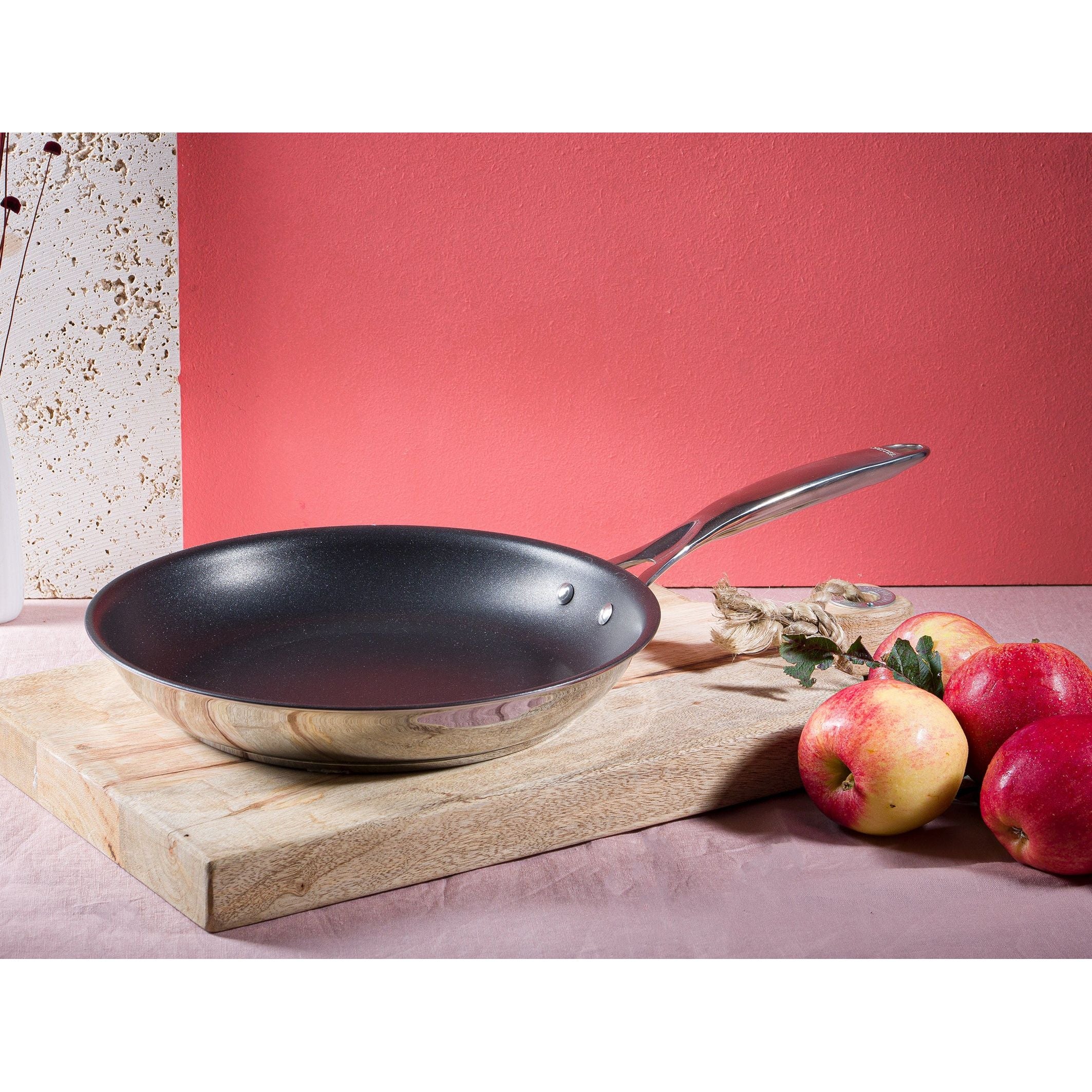 Poêle Inox antiadhésive - CASTEL'PRO - Cristel - Poêle - - La Guilde Culinaire