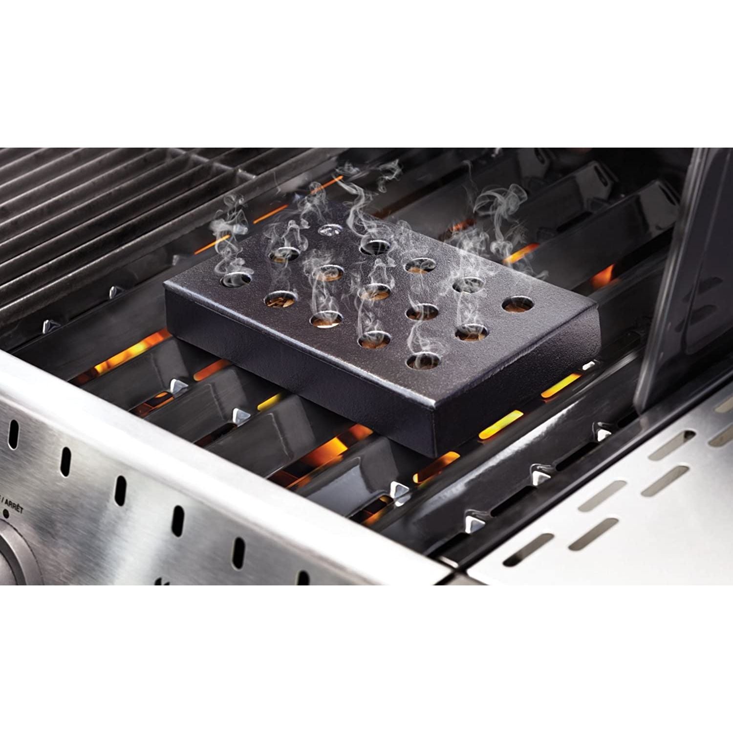 Boîte de fumage de copeaux de bois en fonte ! ! - Outset - Fumoir - - La Guilde Culinaire