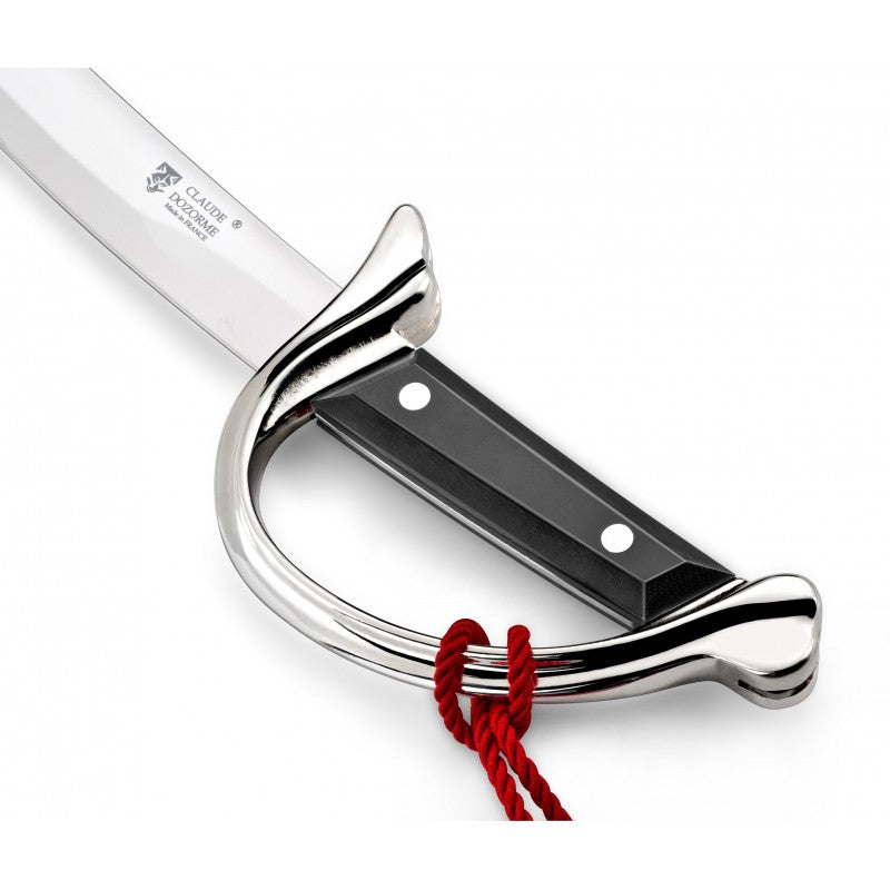 Sabre à champagne Mac Mahon manche micarta noir - Claude Dozorme - Claude Dozorme - Sabre à champagne - - La Guilde Culinaire