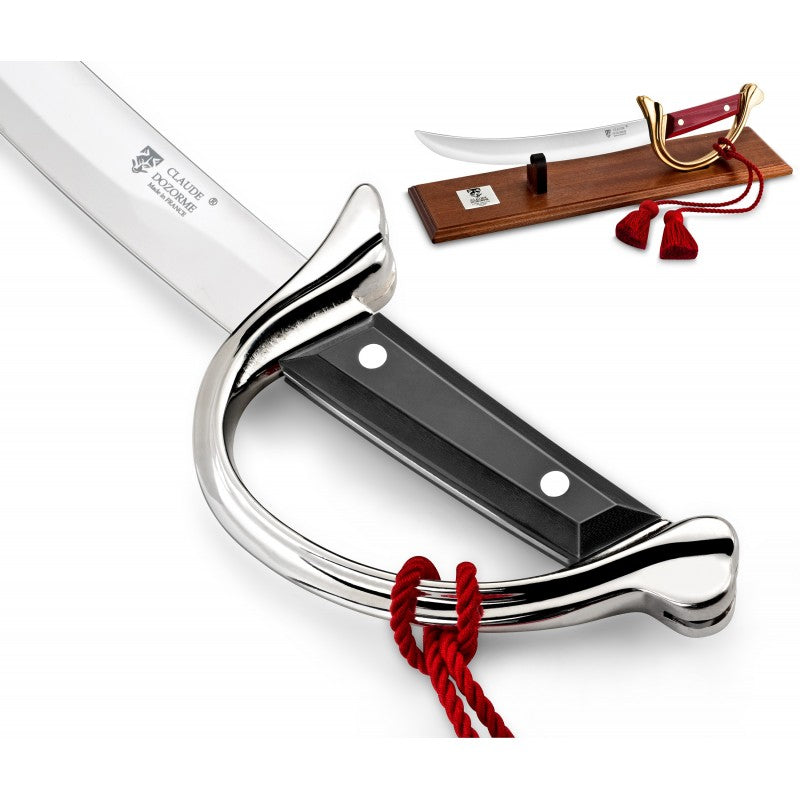 Sabre à champagne Mac Mahon manche micarta noir - Claude Dozorme - Claude Dozorme - Sabre à champagne - - La Guilde Culinaire