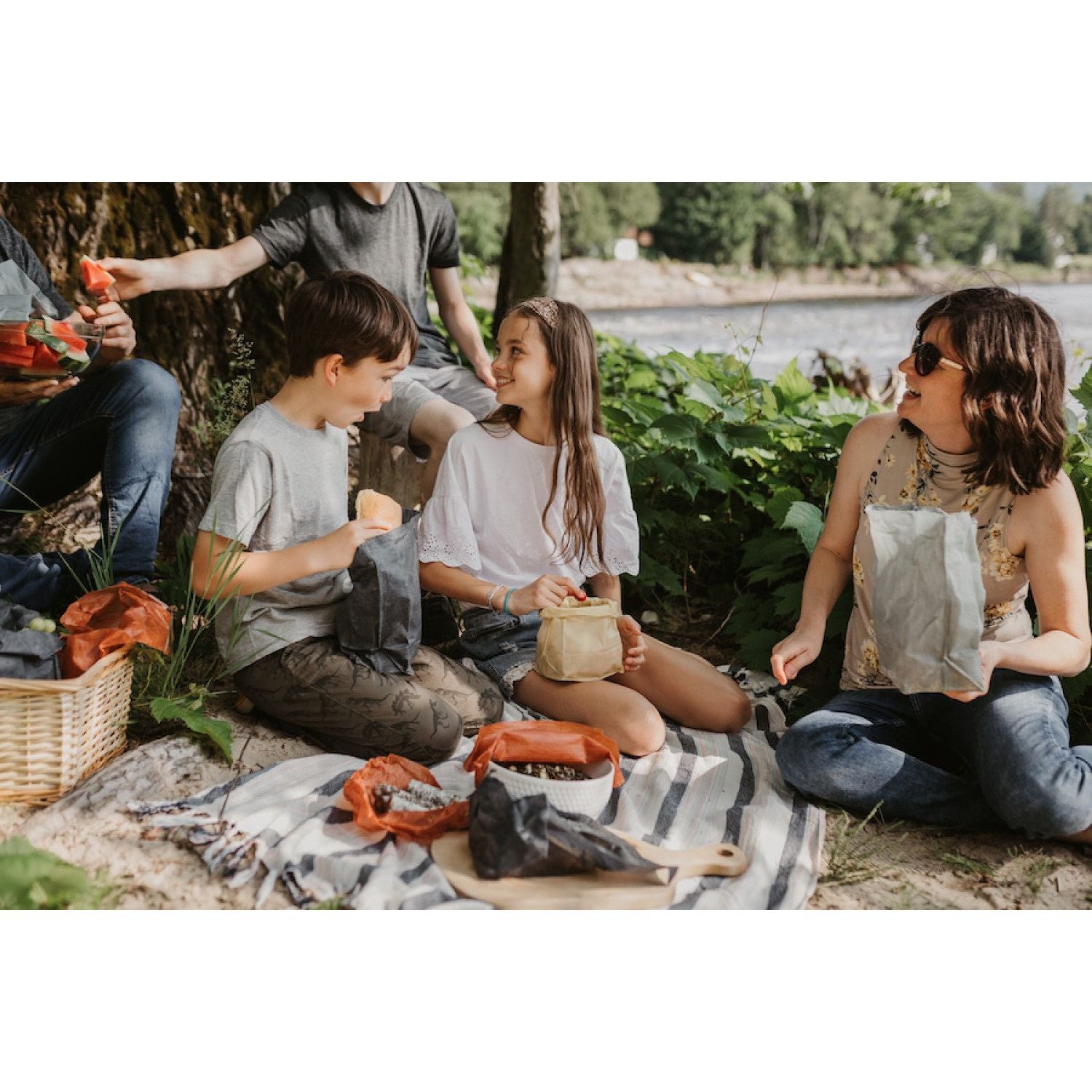 Sac ciré COLLECTION NATURE - Eau profonde - Api-Flex - Emballage alimentaire - - La Guilde Culinaire