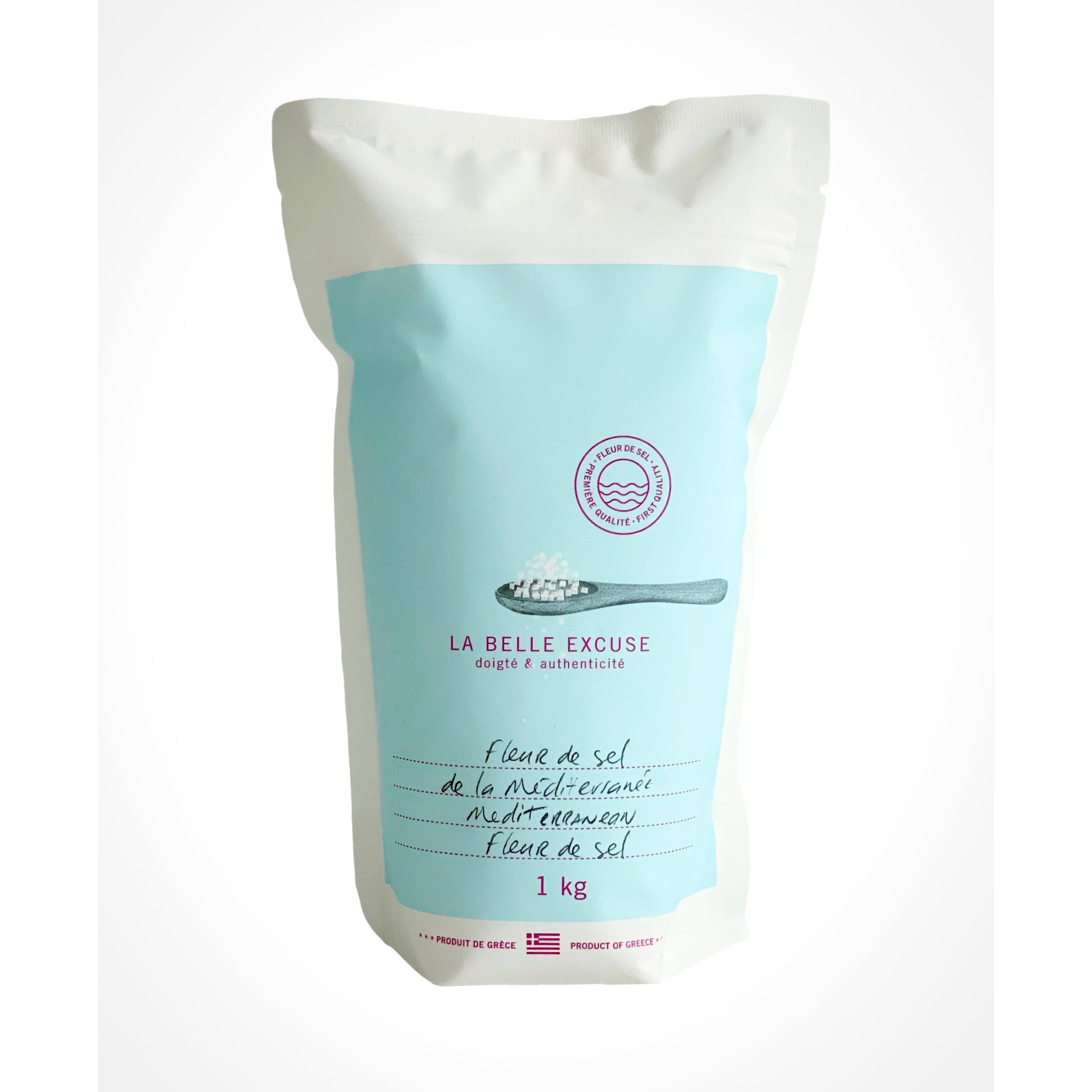 Fleur de sel de la Méditerranée 1kg - La Belle Excuse - Sel - LBE-FDS1 - La Guilde Culinaire