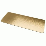 Support à Bûche or 12.5 x 25 cm (4 5/8'' x 10 4/5'') paquet de 5 - La Guilde Culinaire - Accessoire - - La Guilde Culinaire