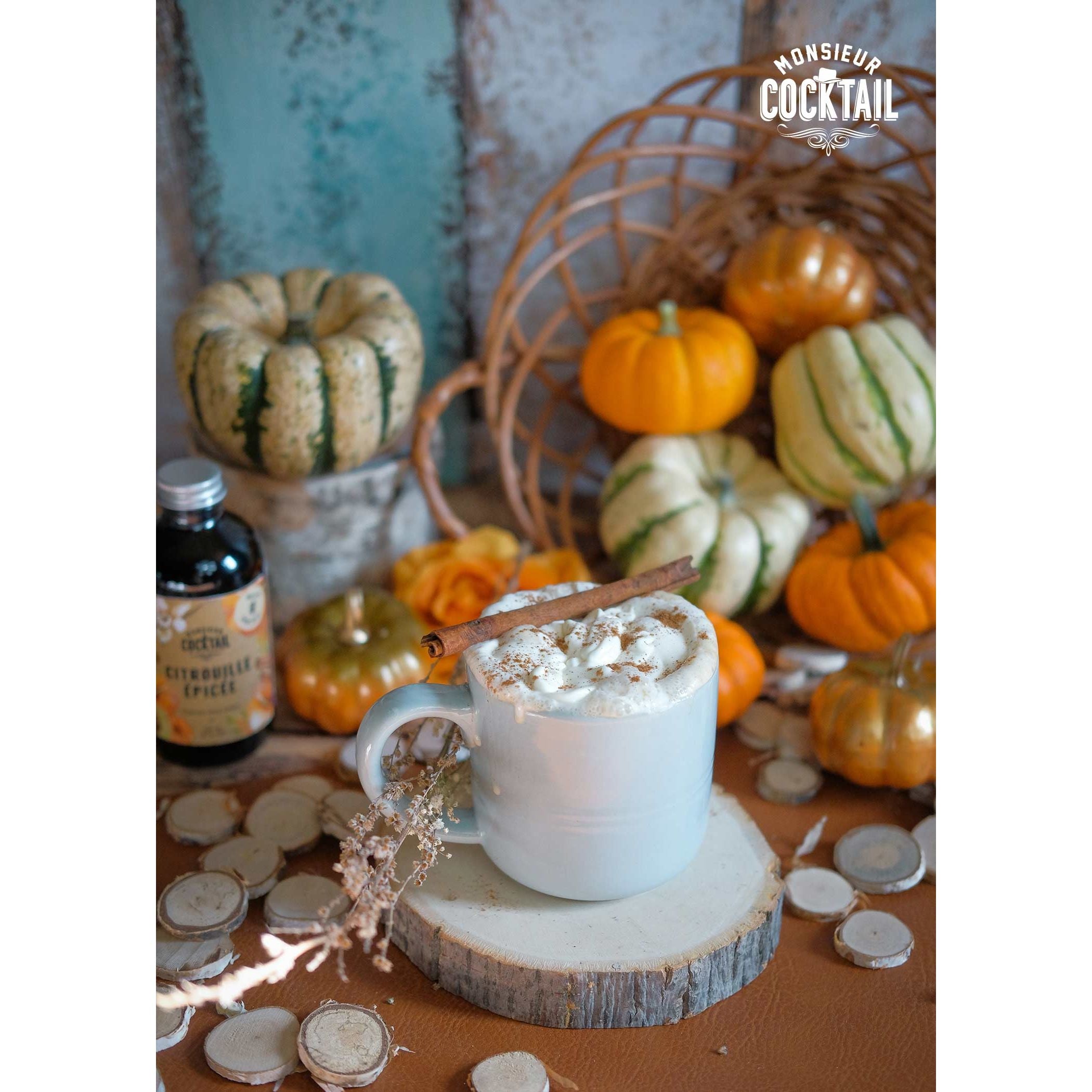Sirop de Citrouille Épicée 250ml - ÉDITION LIMITÉE - Monsieur Cocktail - Sirop - - La Guilde Culinaire