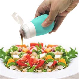 Flacon souple en silicone réutilisable 60ml - Danesco - Accessoire - - La Guilde Culinaire