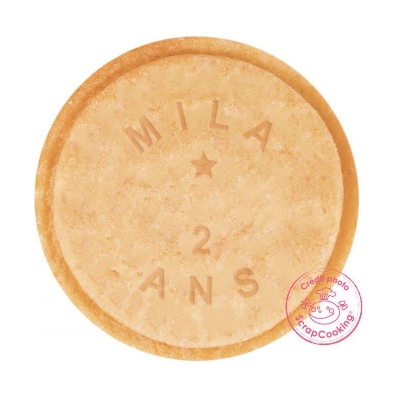 Tampon Messages - Scrapcooking - Découpoir - - La Guilde Culinaire