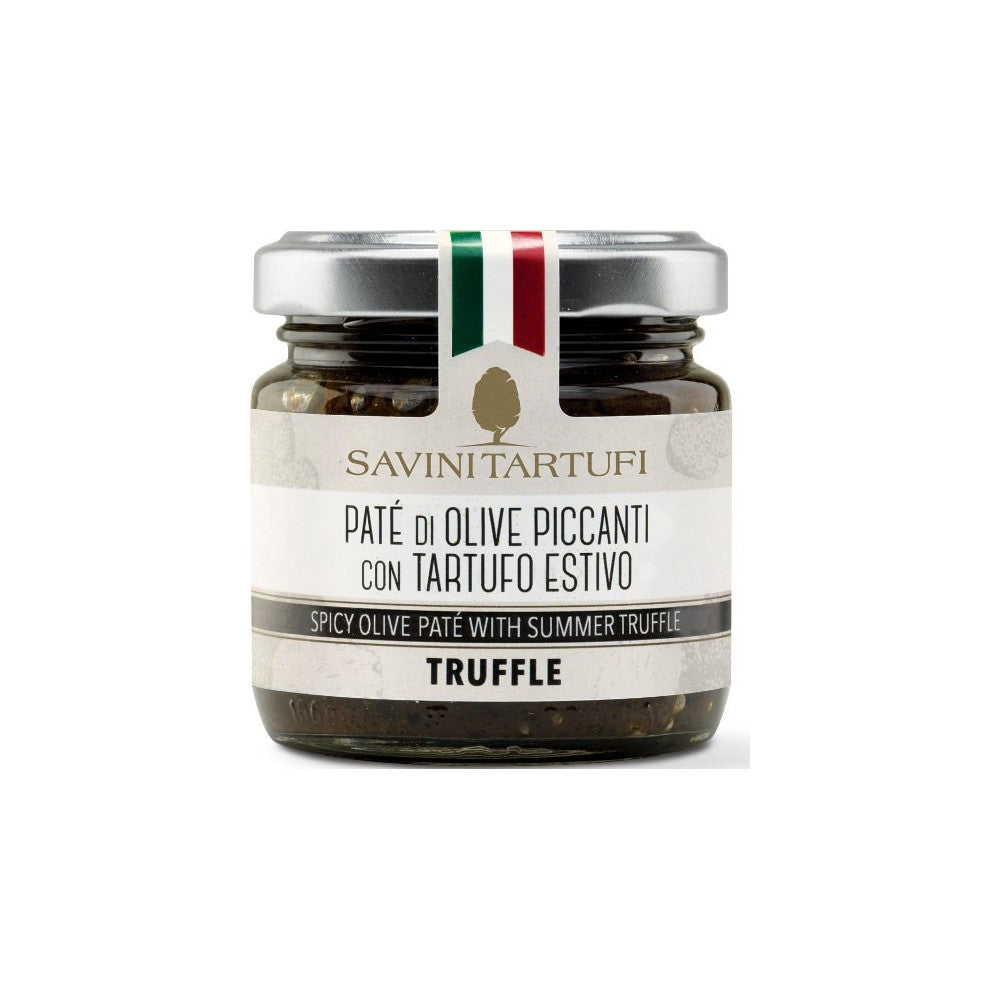Tapenade d'Olives épicées à la Truffe 90ml - Savini Tartufi - Pâté - - La Guilde Culinaire