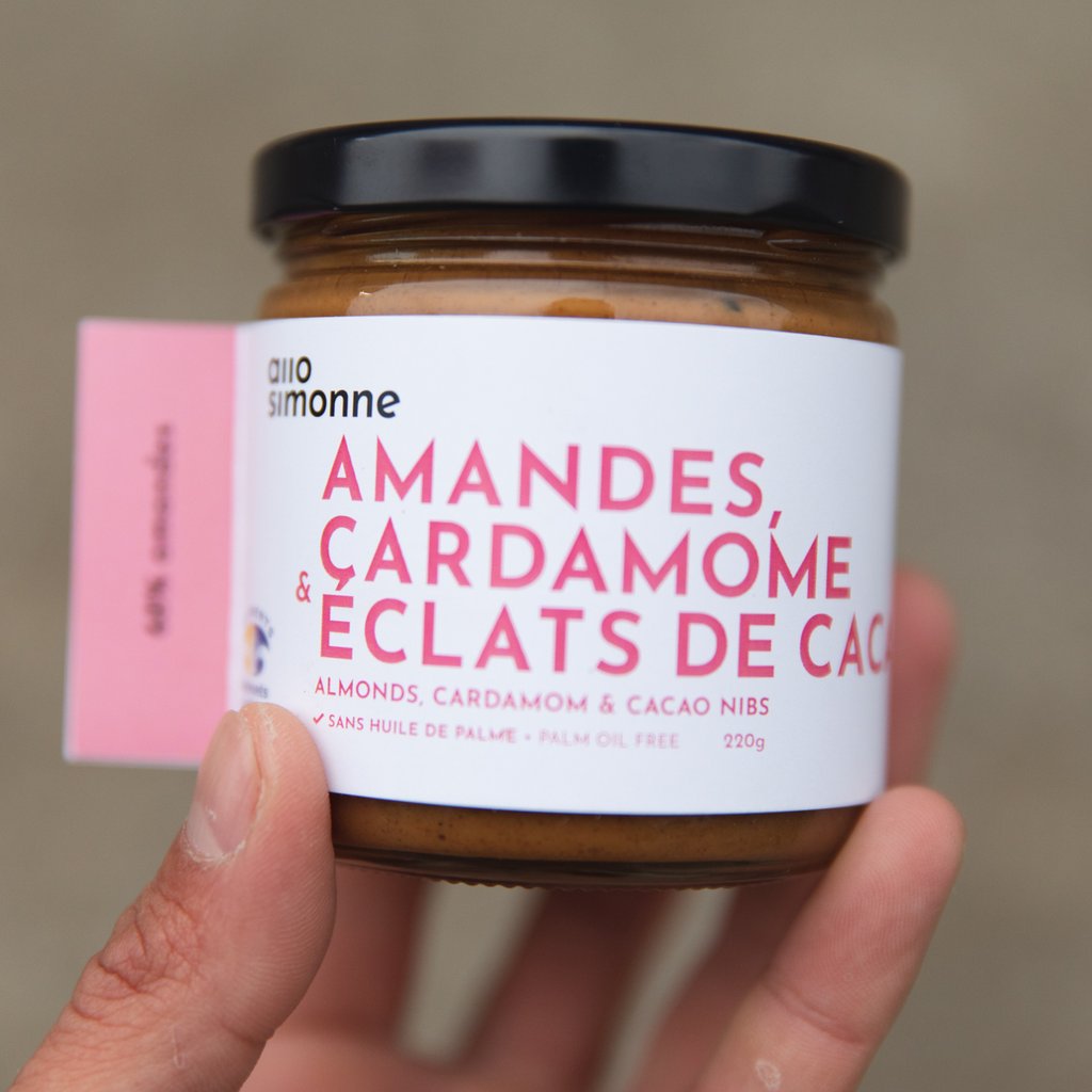Tartinade Amande, cardamome & éclat de cacao - Allo Simonne - Tartinade - - La Guilde Culinaire