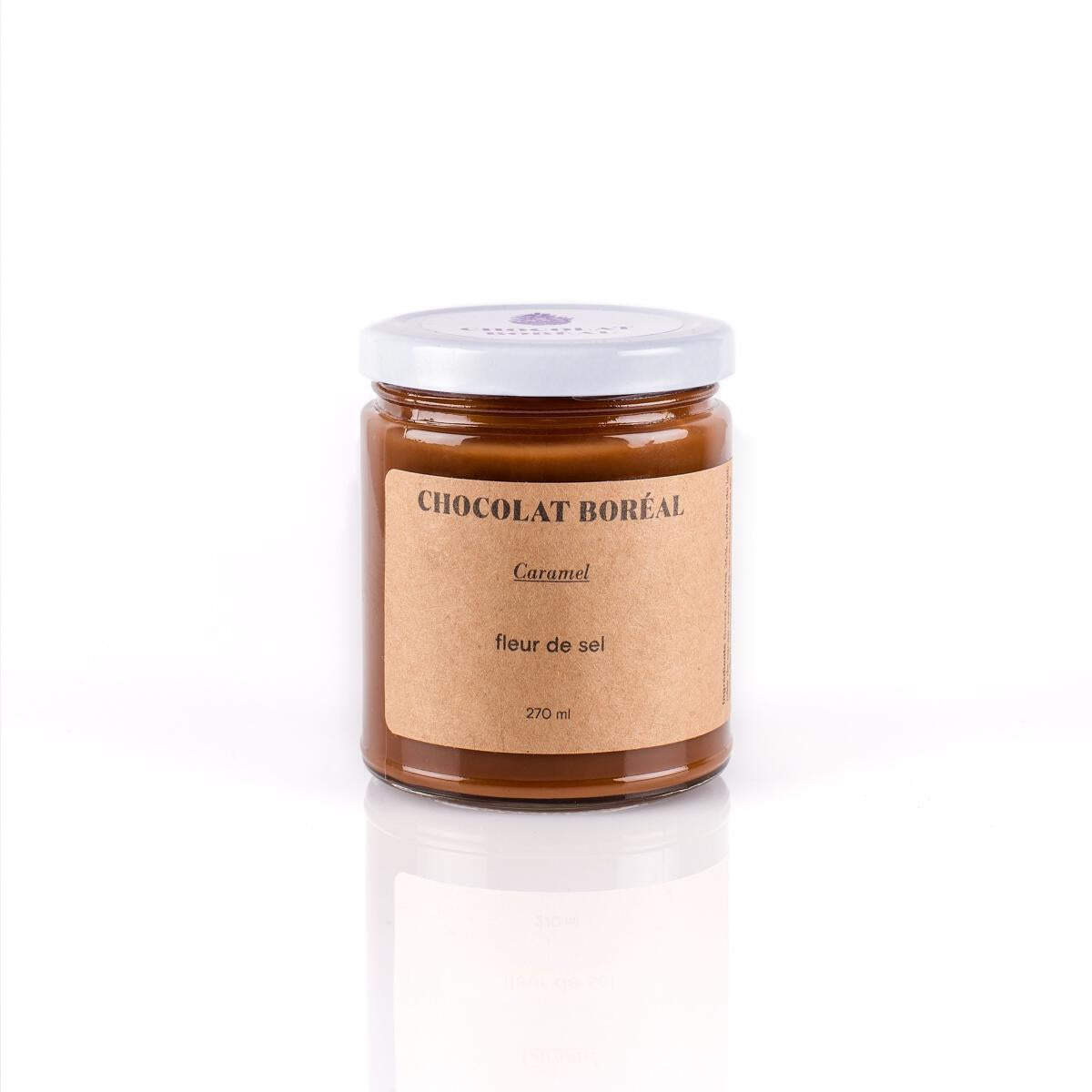 Tartinade caramel fleur de sel - Chocolat Boréal - Tartinade - - La Guilde Culinaire