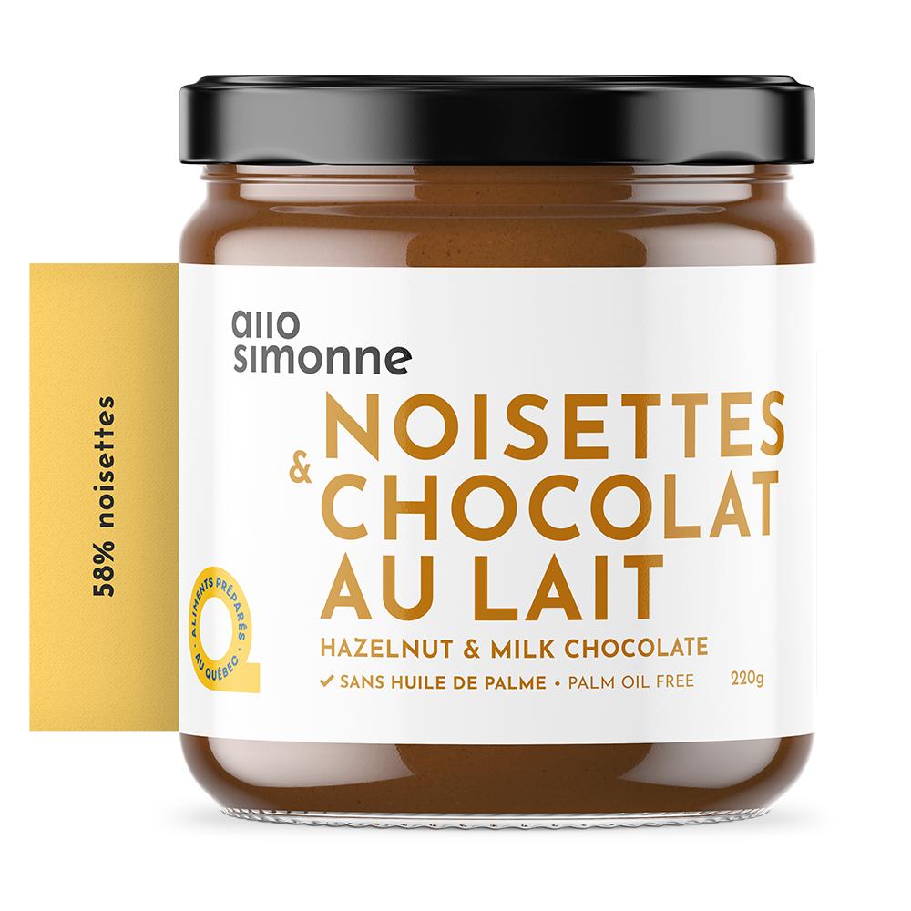 Tartinade Noisettes & Chocolat au Lait - Allo Simonne - Tartinade - - La Guilde Culinaire