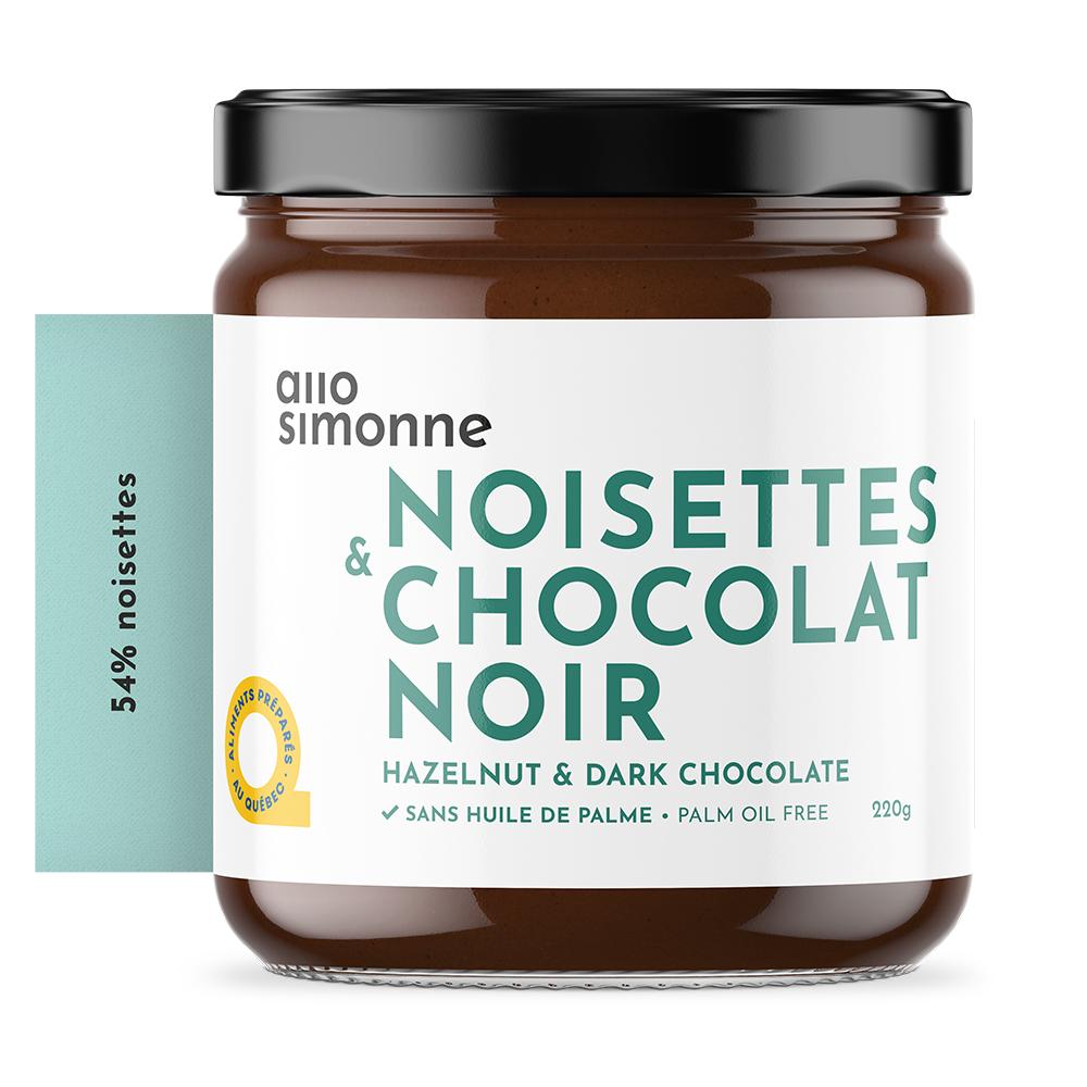 Tartinade Noisettes & Chocolat Noir    - Allo Simonne - Tartinade - 