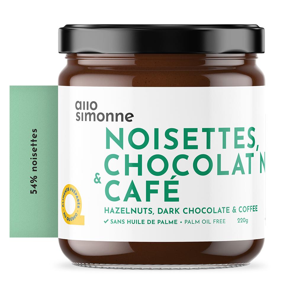 Tartinade Noisettes Chocolat Noir & Café    - Allo Simonne - Tartinade - 