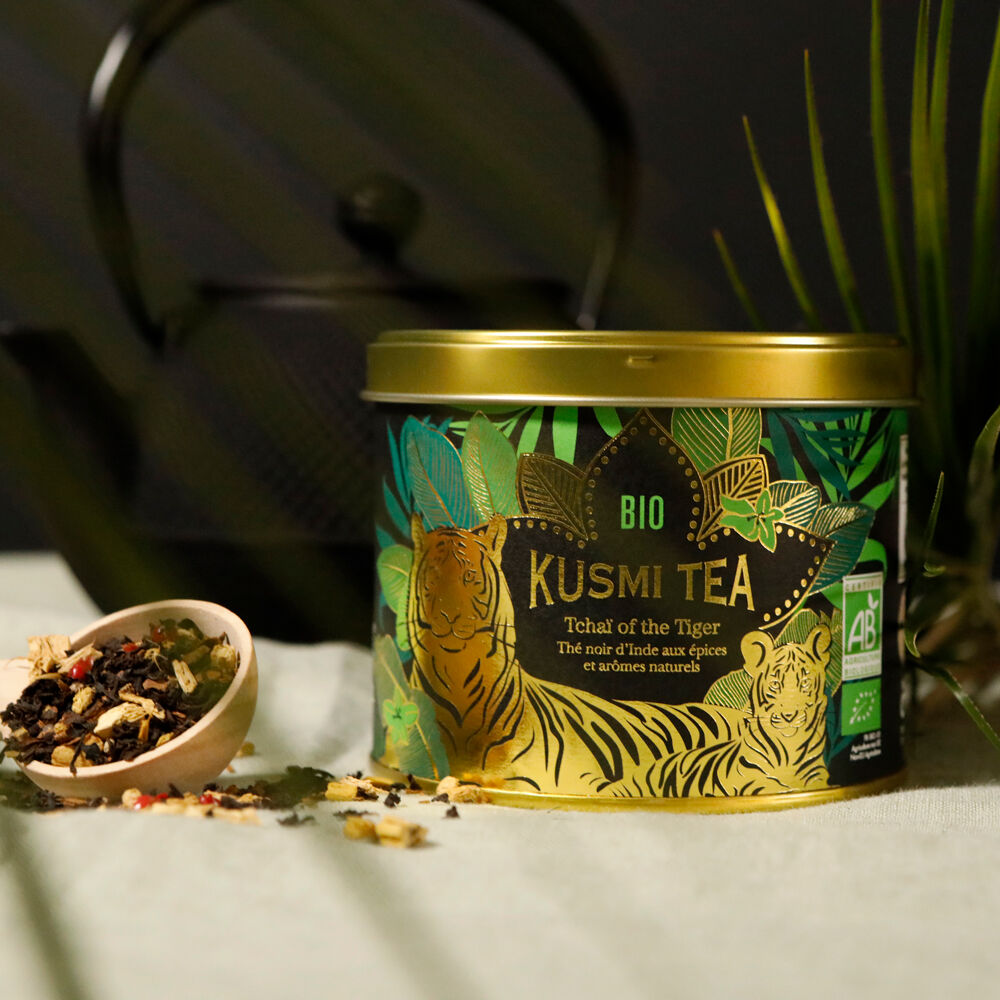 Tchaï of the Tiger Boîte en métal - 100g - Kusmi Tea - Thé et infusion - KM0093 - La Guilde Culinaire