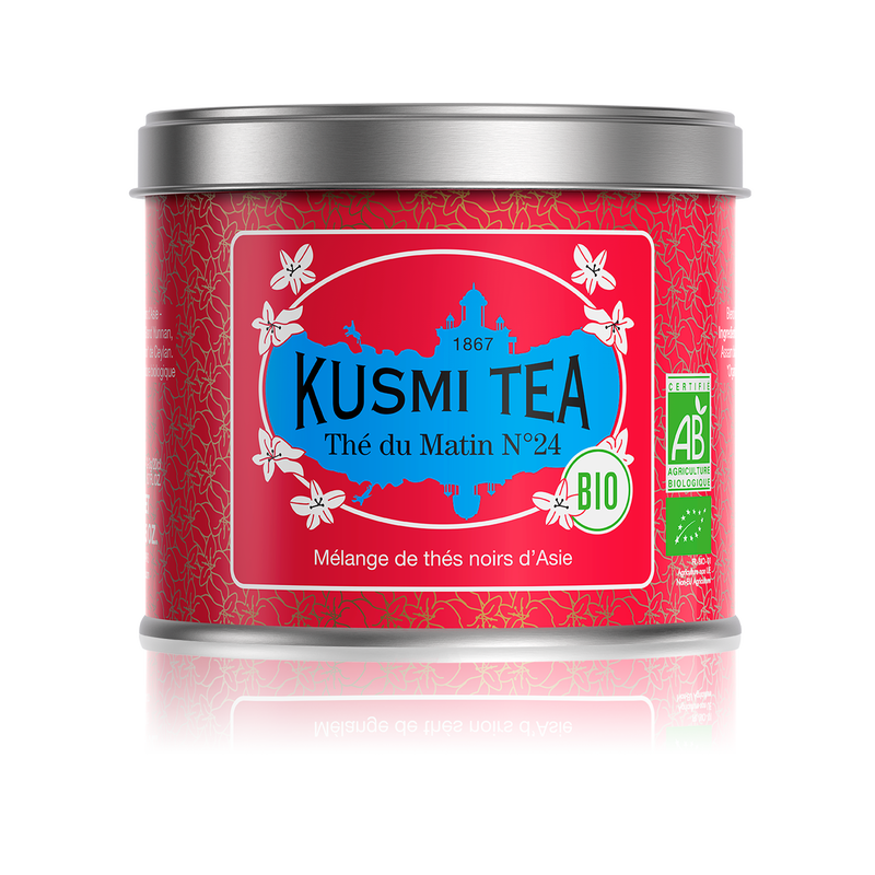 Thé du Matin N°24 - Boîte métal 100g - Kusmi Tea - Thé et infusion - - La Guilde Culinaire