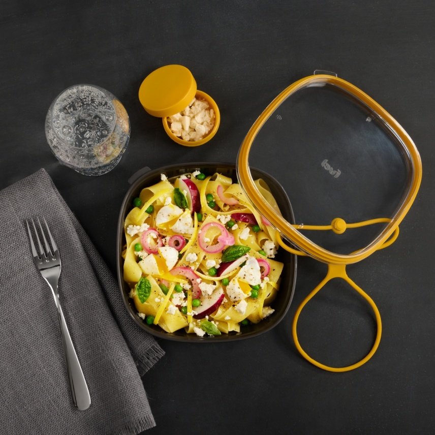 Assiette repas 830ml - FUEL Dinnerware - Lien en silicone brisé - Trudeau - Boîte à repas - - La Guilde Culinaire