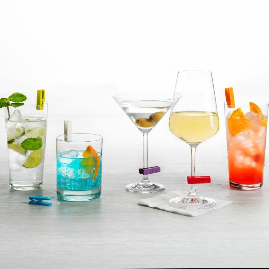 Ensemble de 6 marques-verres - Trudeau - Marqueur pour verre - - La Guilde Culinaire