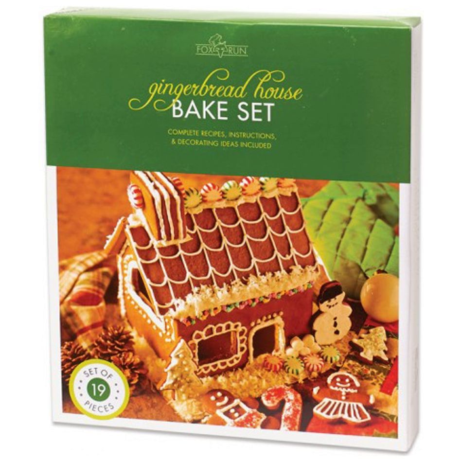 Ensemble d'emporte-pièces Maison Pain d'épices (19 pièces) - Fox Run - Emporte-pièce - - La Guilde Culinaire