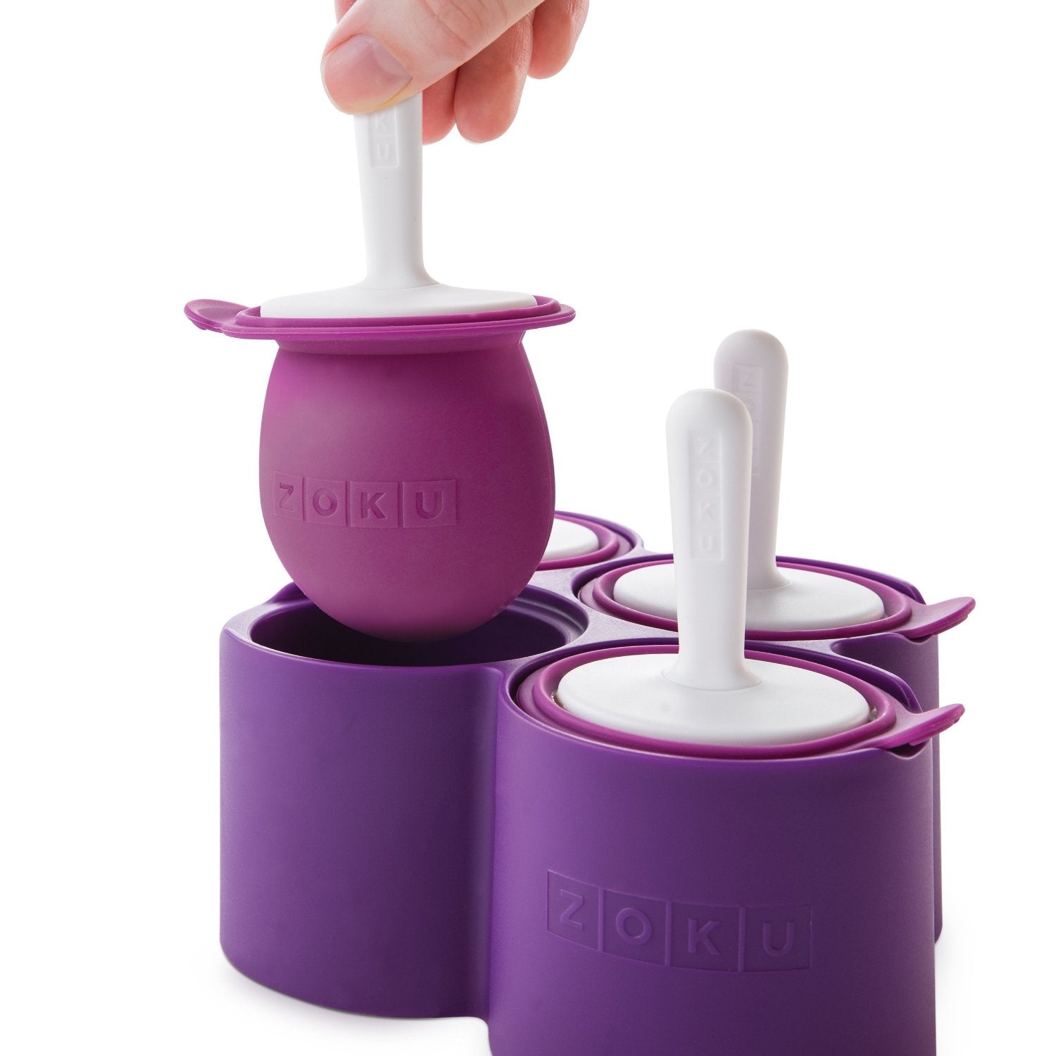 Moules ronds pour 4 pops glacés * - Zoku - Appareil à glace et crème glacée - - La Guilde Culinaire