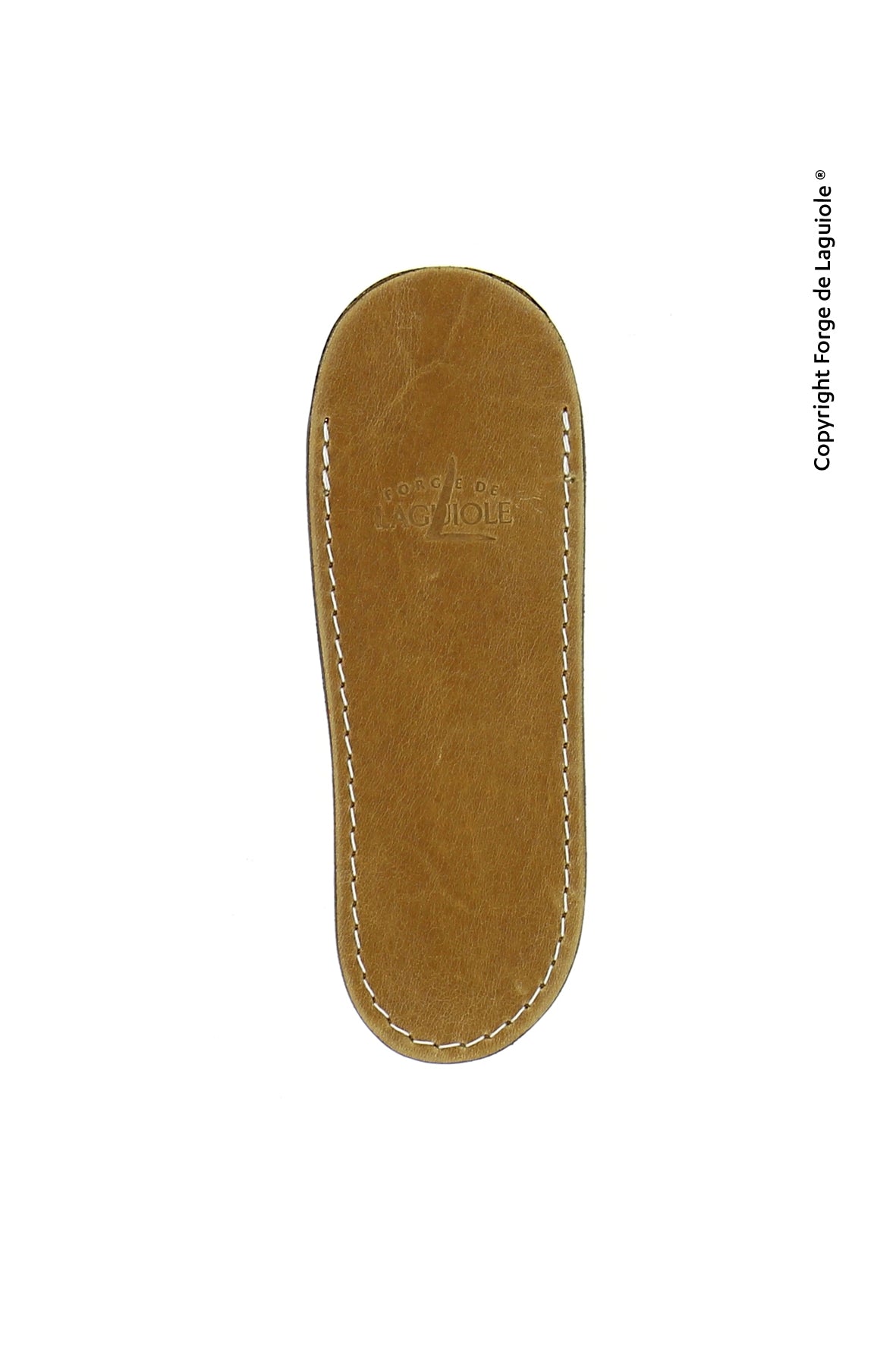 Etui en Cuir Buron 11 cm - Foureau – Laguiole Fauve - Laguiole - Couteau de poche - 00000581 - F 2 F - La Guilde Culinaire
