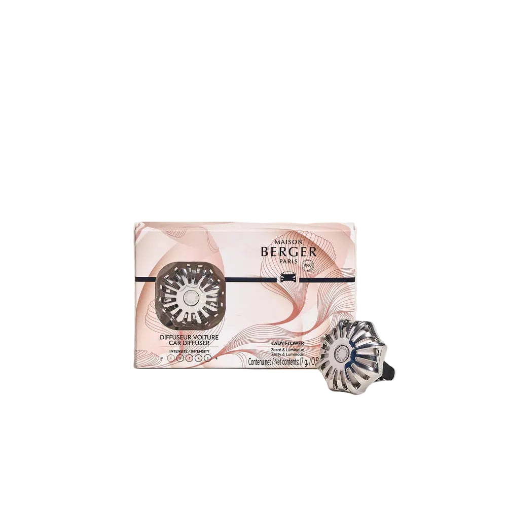 Diffuseur voiture Corali Lady Flower - Maison Berger Paris - Diffuseur de voiture - - La Guilde Culinaire