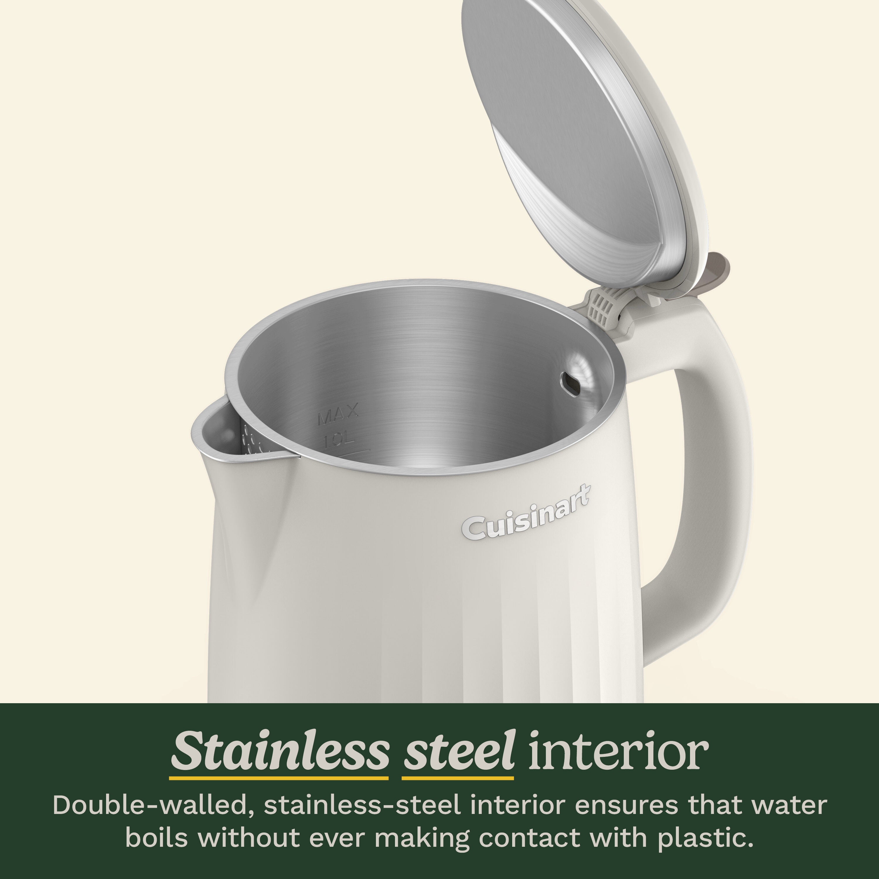 Bouilloire électrique à double paroi Soho 1L - Cuisinart - Bouilloire - - La Guilde Culinaire