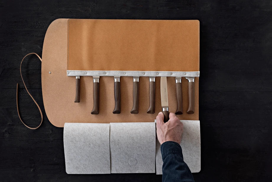 Nouvelle natte pour 8 couteaux de cuisine - Opinel - Couteau de table - - La Guilde Culinaire