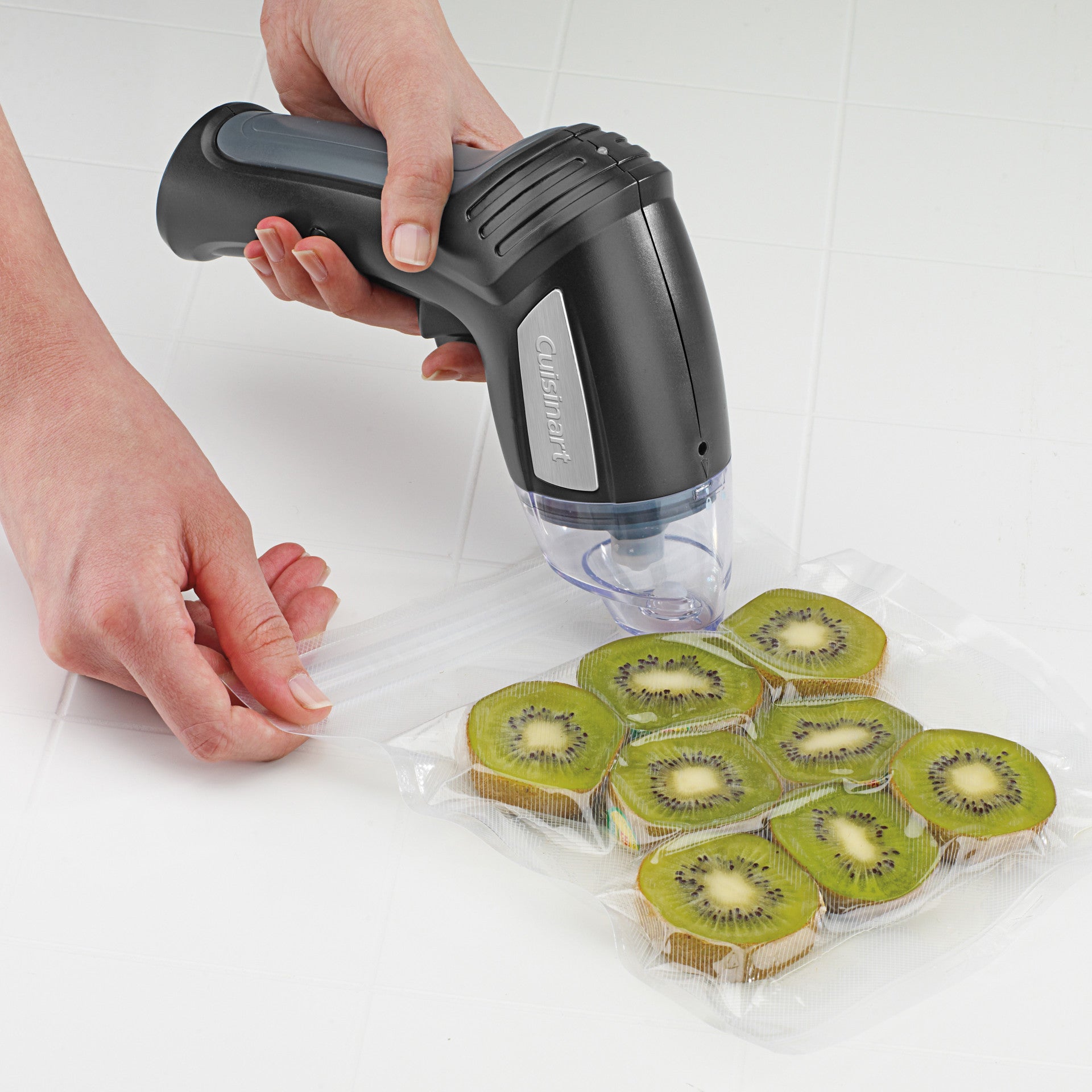 Pistolet scelleur sous vide sans fil rechargeable - Cuisinart - Emballeuse sous-vide - - La Guilde Culinaire