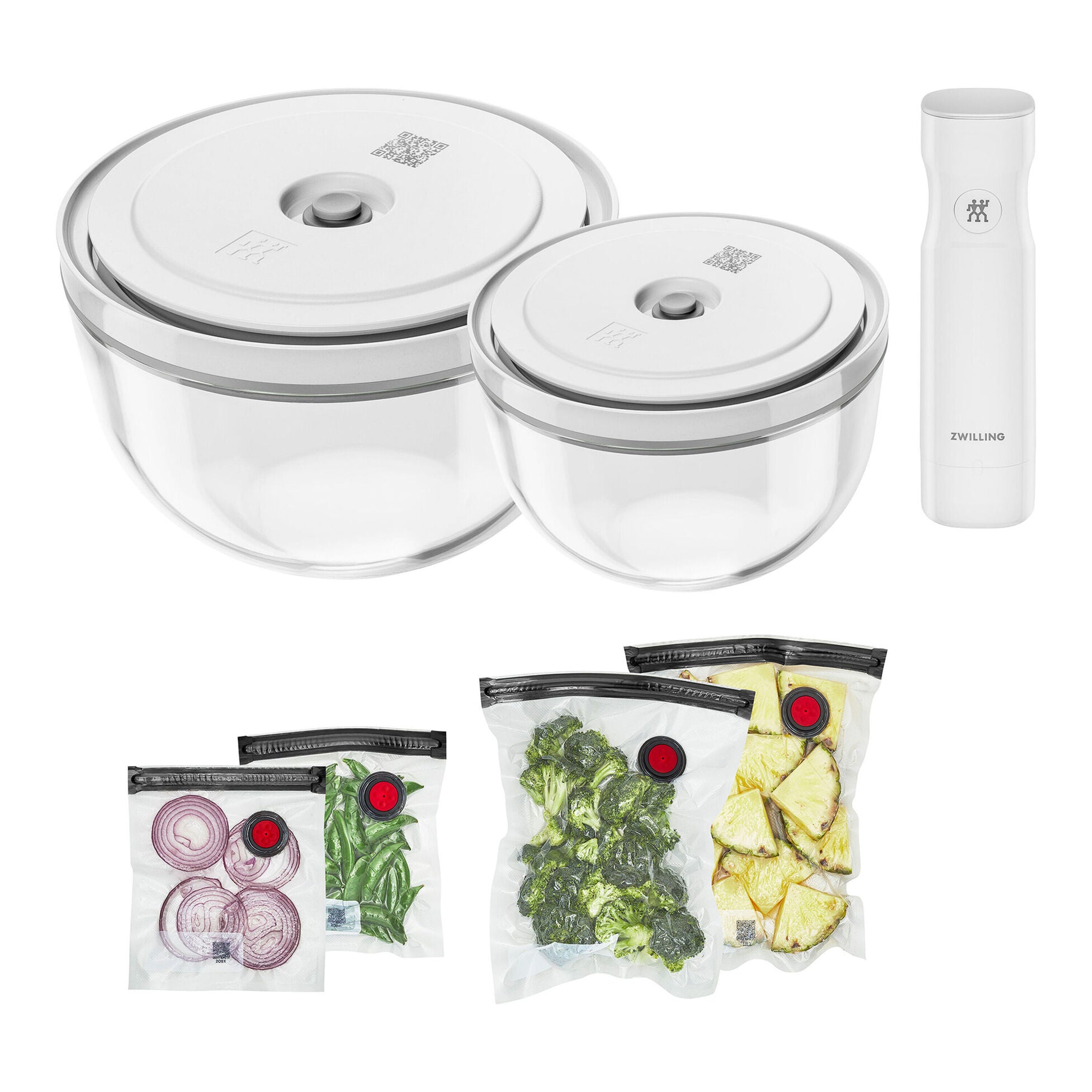 Verre / M/L Kit de démarrage pour aspirateur, 9 pièces - Zwilling - Cuiseur sous-vide - - La Guilde Culinaire