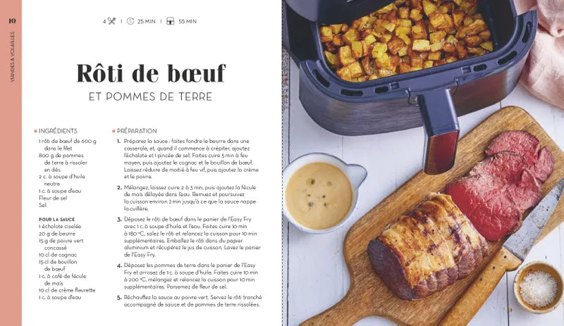 80 recettes au Air Fryer - Easy Fry & Grill