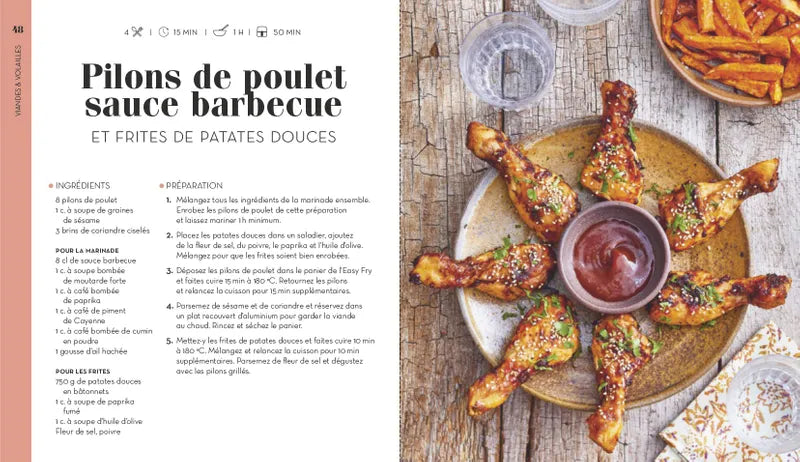 80 recettes au Air Fryer - Easy Fry & Grill