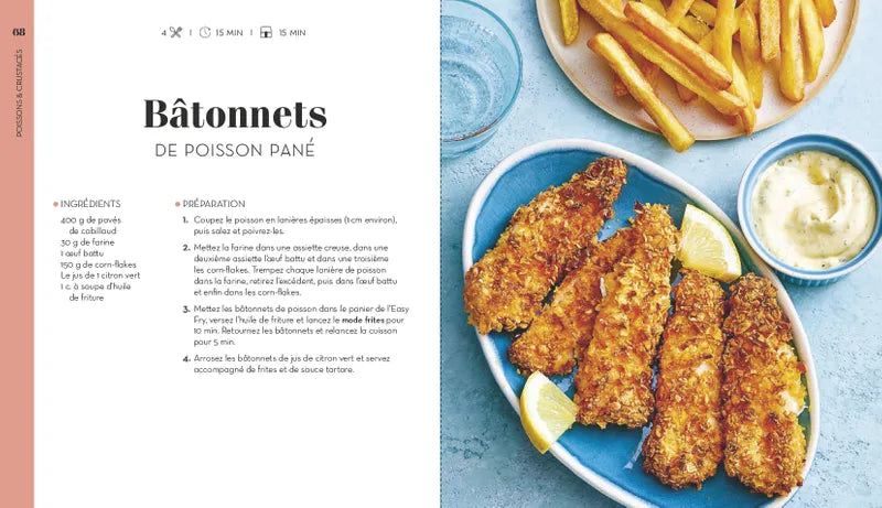 80 recettes au Air Fryer - Easy Fry & Grill