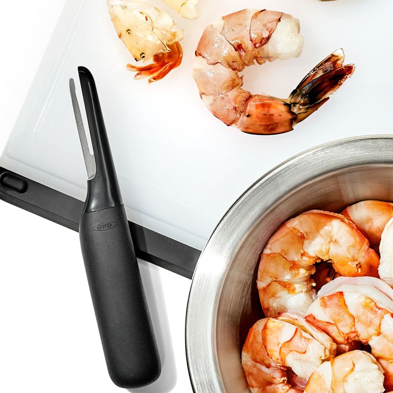 Déveineur de crevettes    - OXO - Pince à fruits de mer - 