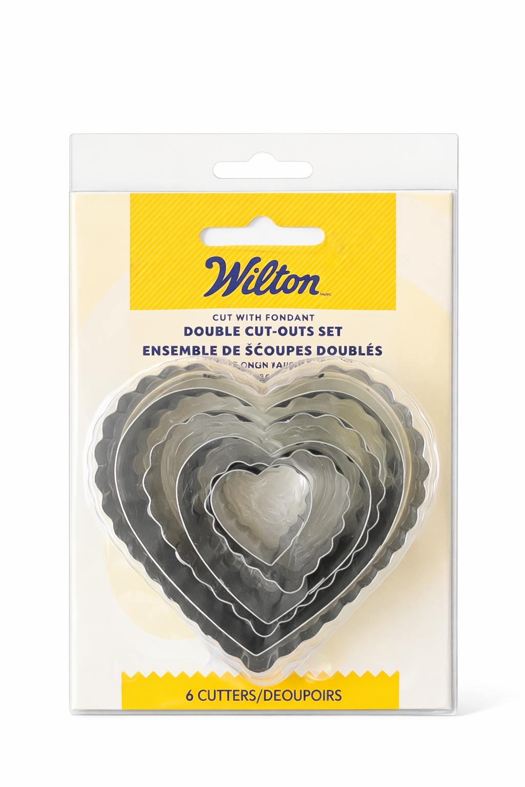 Ensemble de découpes en fondant en forme de cœur, 6 pièces - Wilton - Emporte-pièce - - La Guilde Culinaire