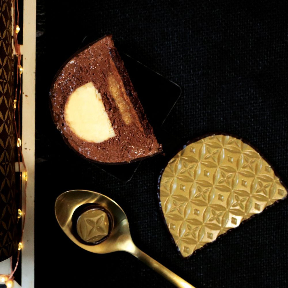 Moule embout de bûche Couture - Scrapcooking - Moule chocolat - - La Guilde Culinaire