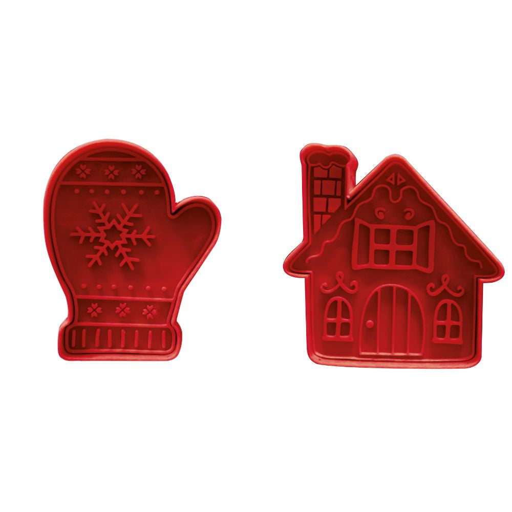 Emporte-pièces éjecteurs pour biscuits Christmas x2 - image 2