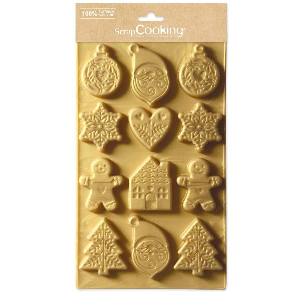 Moule silicone pour biscuits de Noël - Scrapcooking - Biscuit - - La Guilde Culinaire