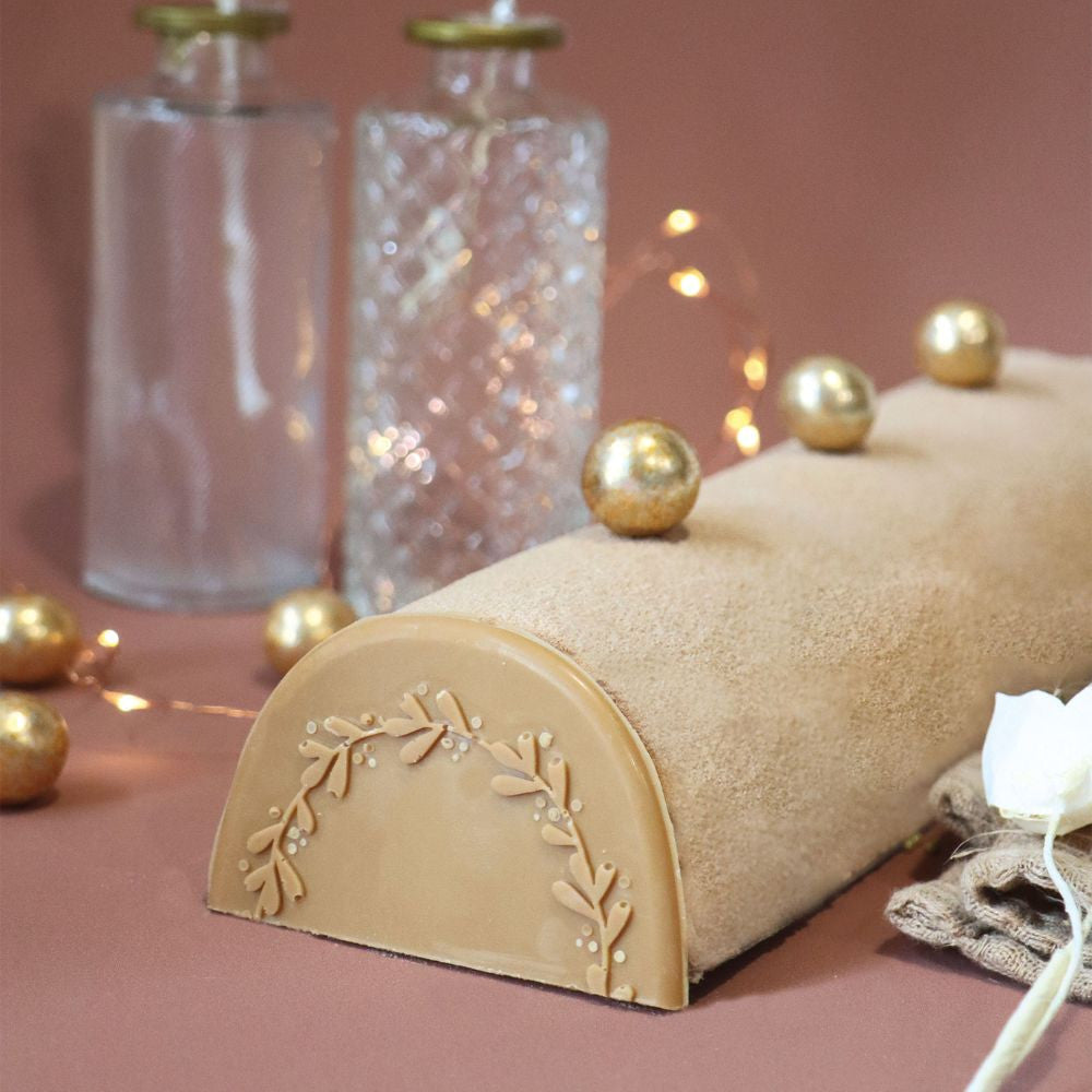 Moule silicone décoration embout de bûche - Scrapcooking - Tapis de pâtisserie - - La Guilde Culinaire