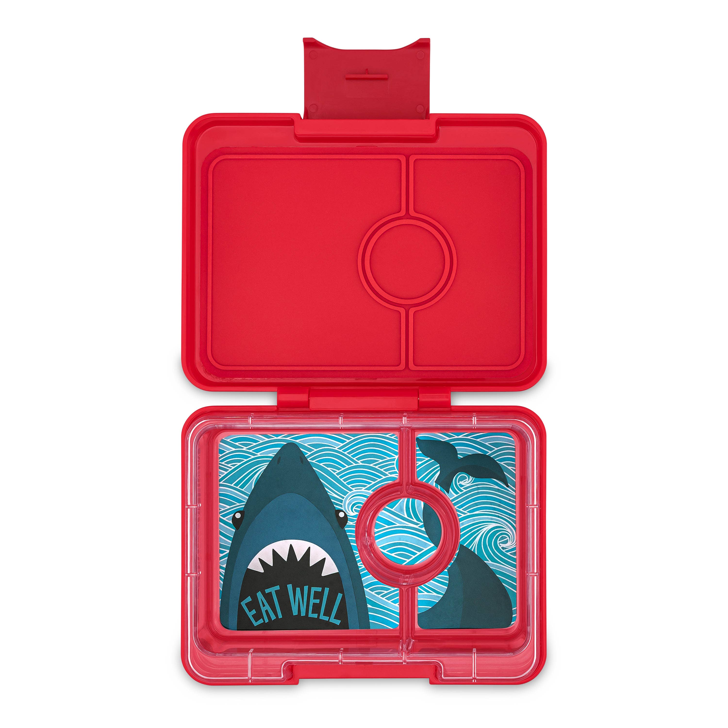 Yumbox Snack - Boîte à Lunch Bento de Petite Taille Shark Wow Red - Yumbox - Boîte à repas - WRSN202510SK - La Guilde Culinaire
